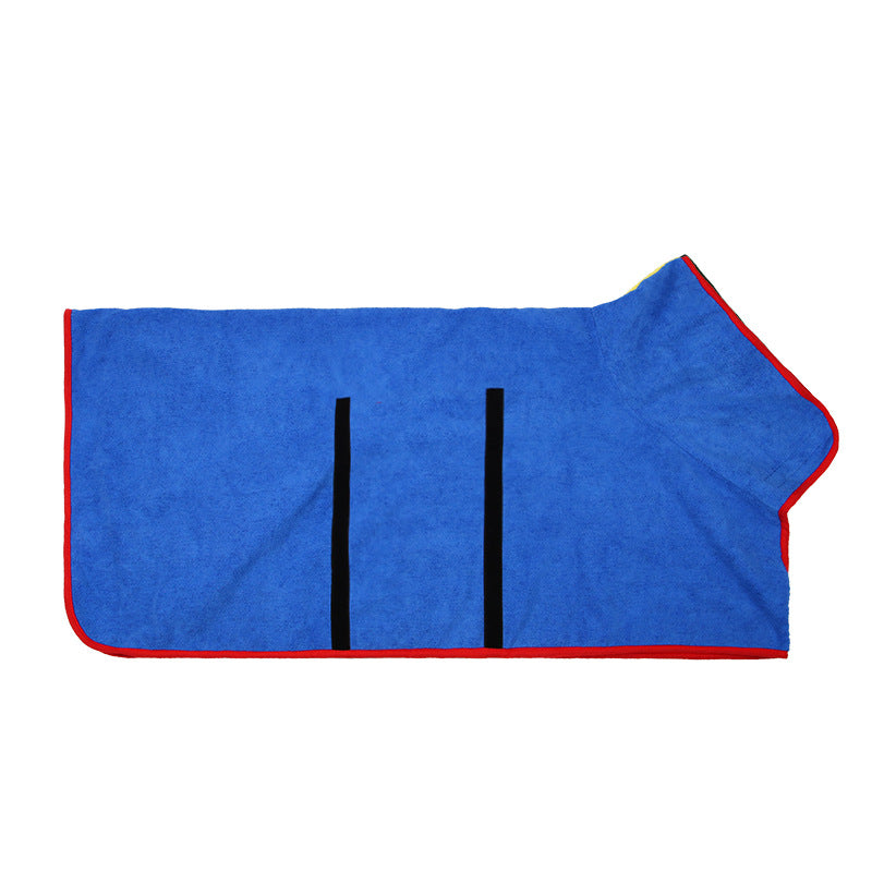Peignoir absorbant pour chien