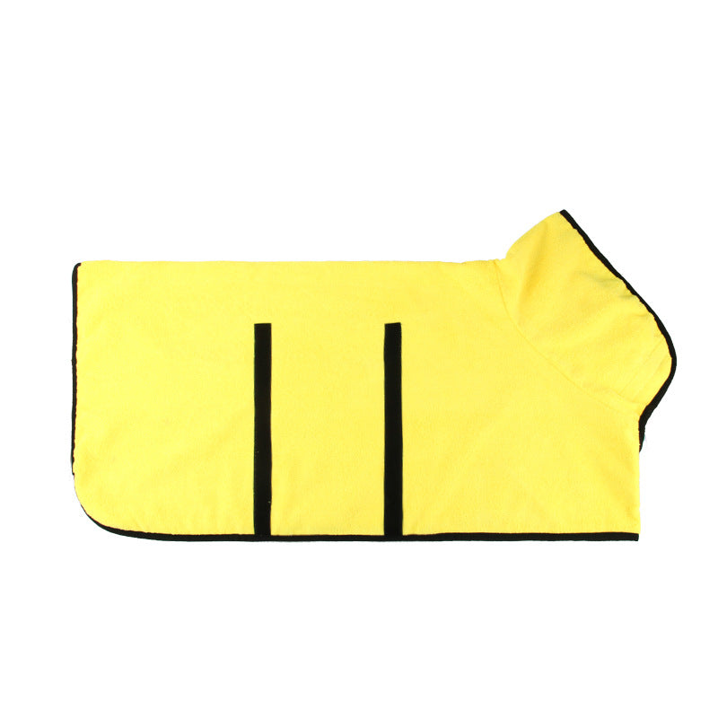 Peignoir absorbant pour chien
